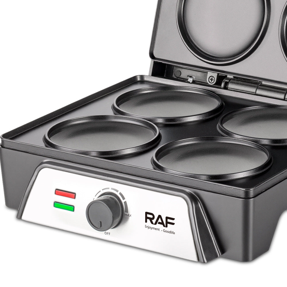 RAF European Standard Pancake Maker for Home Use, Multifunctional Sandwich Heater, Dorayaki Cookie Breakfast Machine R2520 - 图片 4