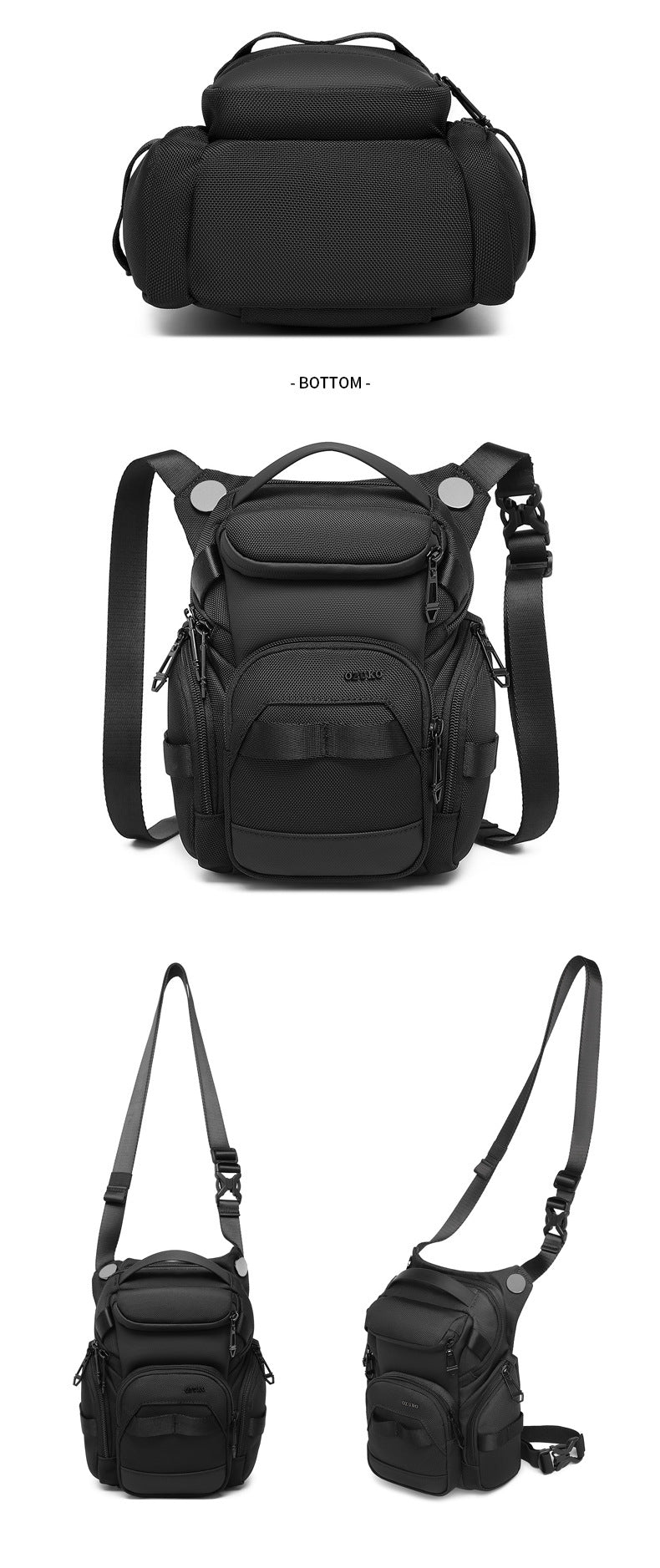 Tactical Cycling Leg Bag Motorcycle Waist Bag Men's Waterproof Multifunctional Motorcycle Crossbody Shoulder Bag Outdoor Sports Bag - 图片 18