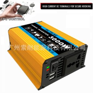 300W Car Converter Inverter Car Small Appliances12V Turn110V/220V Belt3.6A Double USB Mouth
