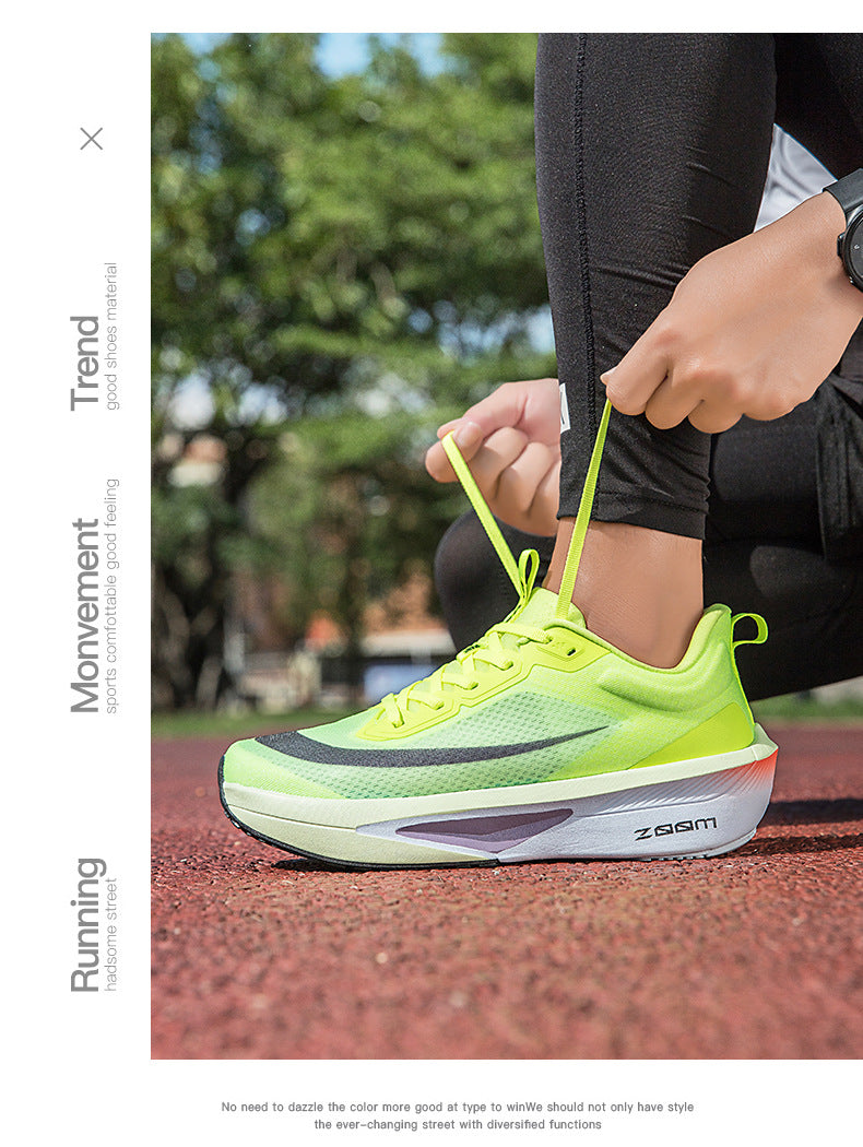 2025Plus Size Sports Shoes Racing Training Carbon Plate Sports Shoes Lightweight Men and Women Autumn Running Shoes - 图片 21