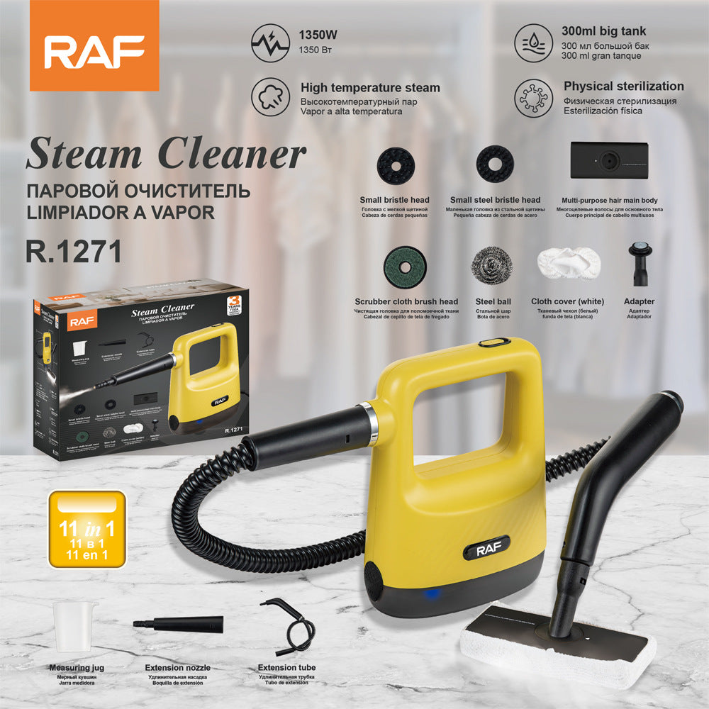 RAF European Standard Handheld Small Portable Vertical High-Temperature Steam Cleaner7Set of Household Steam Cleaning Wipes - 图片 21