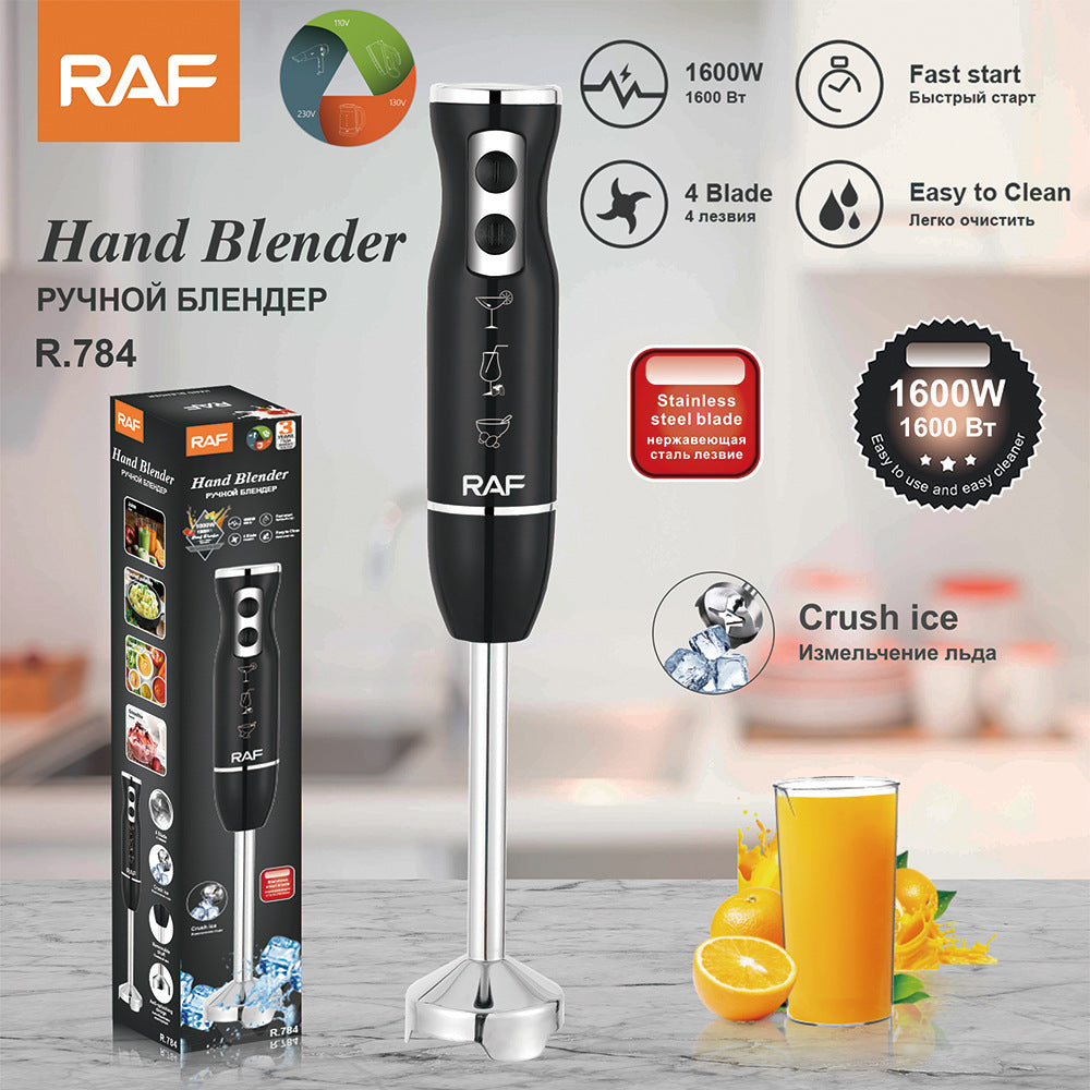 RAF EU Standard Portable Household Food Blender Handheld Electric Stainless Steel Cooking Stick Mixer784 - 图片 10