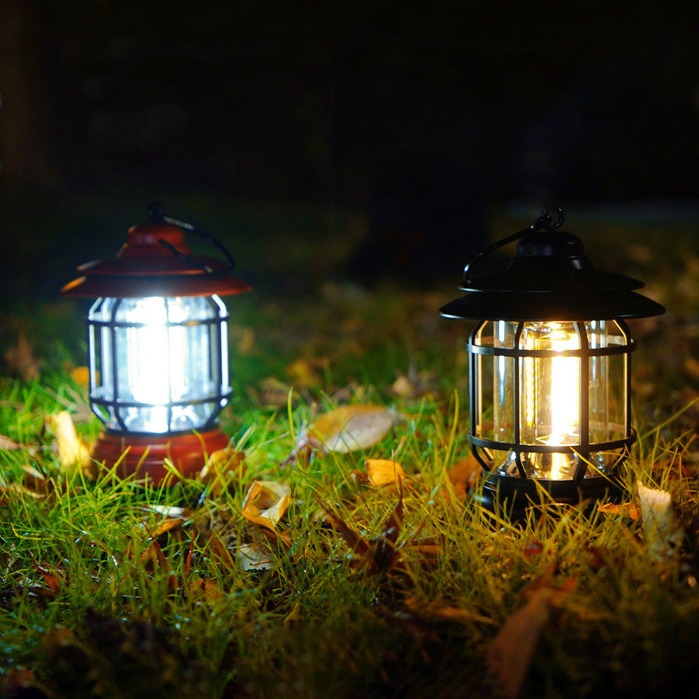 New Retro Tent Light Rechargeable Camping Light Multifunctional Outdoor Camping Light Adjustable Camping Emergency Light - 图片 20