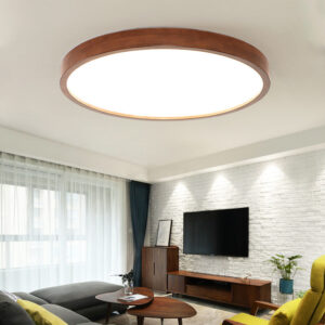 Solid Wood Bedroom Ceiling Light led Modern Simple Walnut Wood Room Lamp Creative Living Room Lamp Home Atmosphere Wholesale