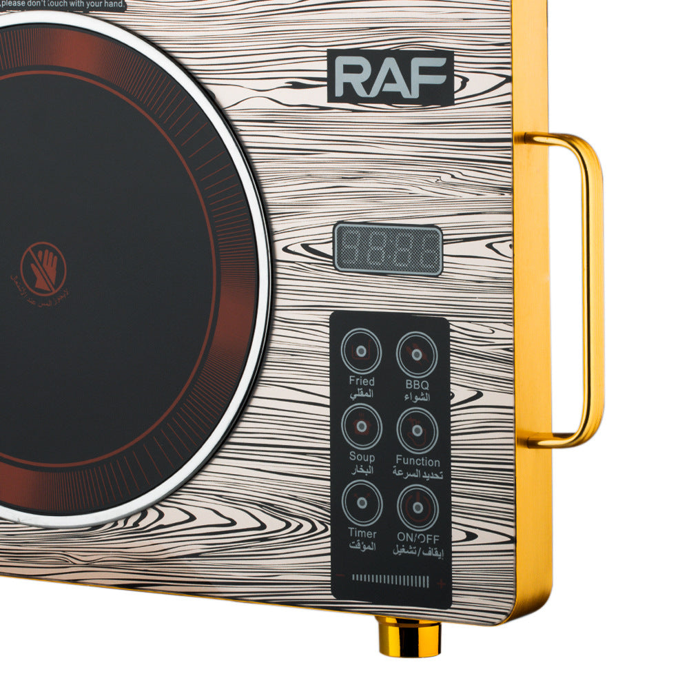 RAF European Standard Electric Ceramic Stove Household Multi-Functional High-Power Stir-Fry Hot Pot Light Wave Induction Cooker Countertop Electric Stove - 图片 21