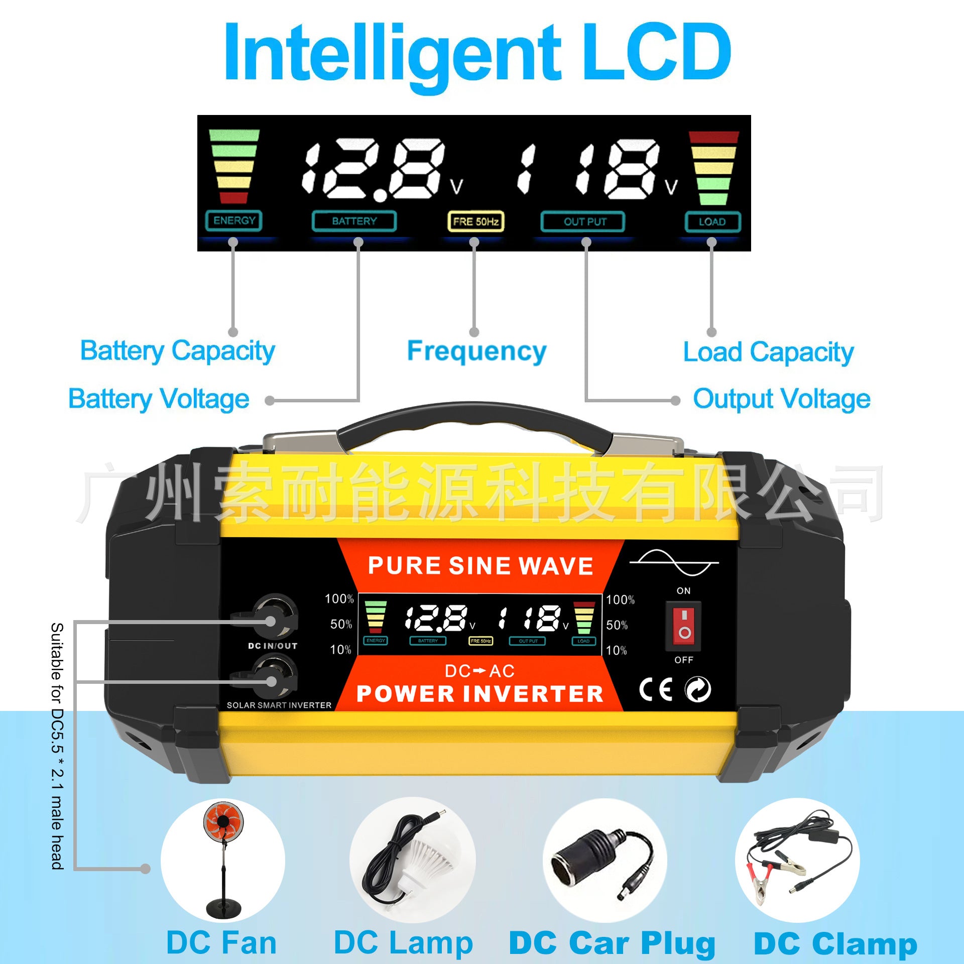 Brazilian Socket Pure Sine Wave Inverter500W/800W/1000W 12V Turn110V/220V Export - 图片 7