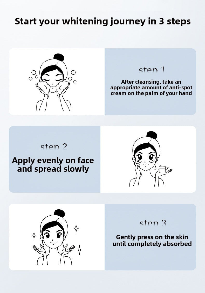 Niacinamide Whitening and Spot Removal Cream Brightening Moisturizing Fade Pigmentation Melasma Hydrating Face Cream Skincare - 图片 15