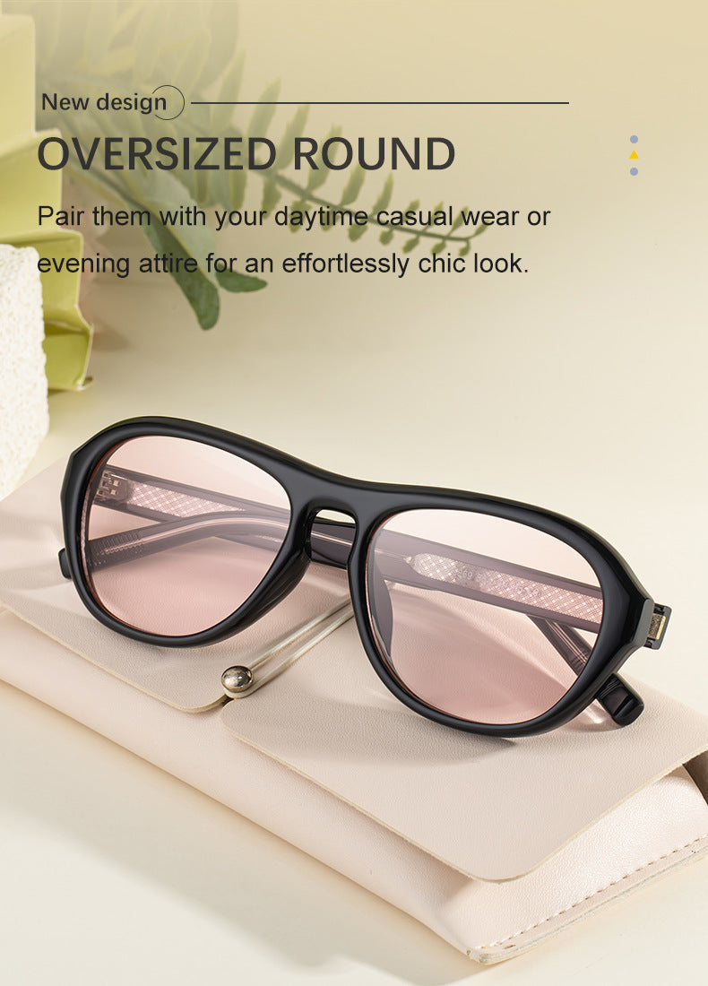 2025New European and American Fashion Polarized Sunglasses for Women, High-end Ultra-light Sun Protection Sunglasses for Women, Trendy for Fishing and Driving - 图片 13