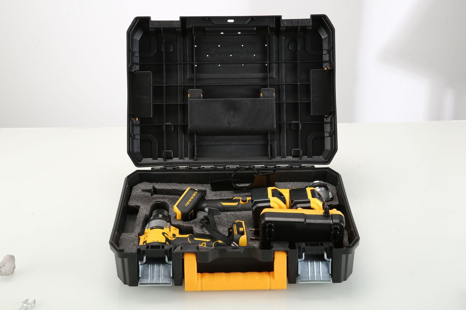 Electric Tool Set Brushless Electric Wrench Lithium Battery Angle Grinder Two-Piece Set Rechargeable Auto Repair Household Impact Drill - 图片 5