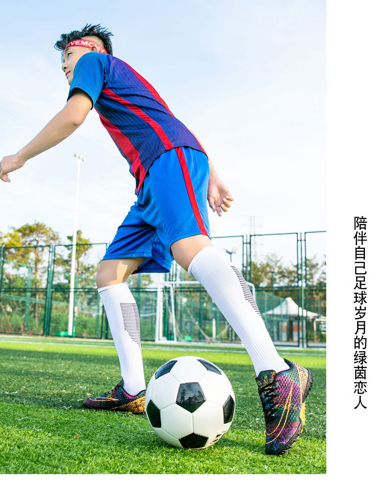 New professional football shoes for men and women AG Spike TF Broken Nail Youth Student Grassland Competition Training Shoes - 图片 34