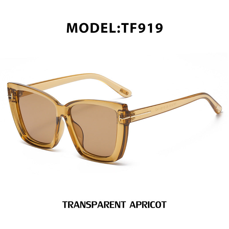 European and American Fashion Cat Eye Sunglasses for Women with High-end Feel Korean Style T Fashionable Sunglasses for Women Wholesale - 图片 4