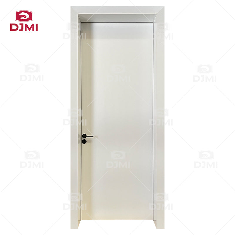 For Interior High Quality Modern Solid Core Wooden Prehung Interior Slab Doors White Casement Flush Door for House - 图片 5