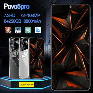 New Povo5pro Smart Student Phone7.3Inch Full HD Screen 3+32Wholesale