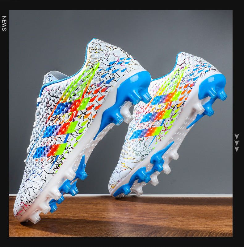 New professional football shoes for men and women AG Spike TF Broken Nail Youth Student Grassland Competition Training Shoes - 图片 51