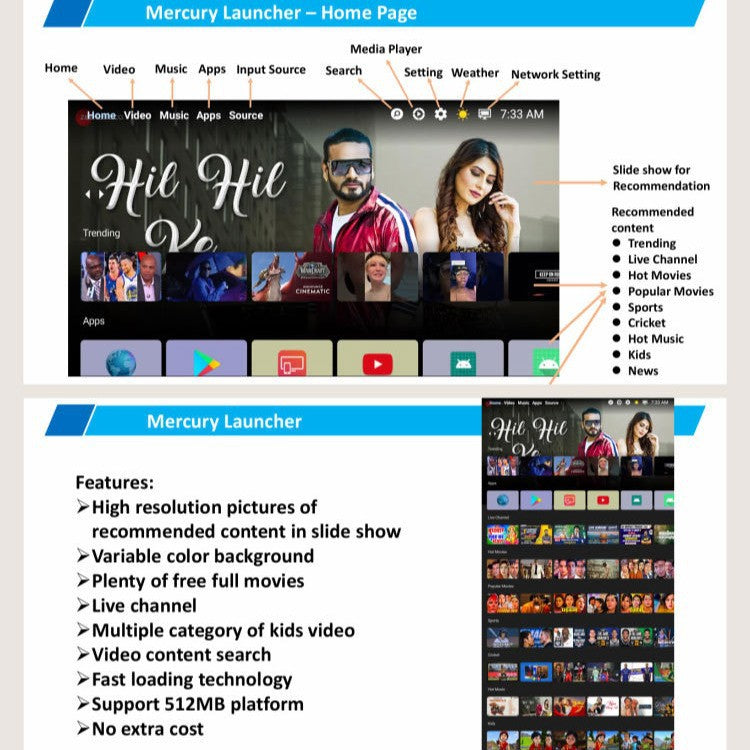 Television32Inch50Inch55Inch65Inch4K Intelligent Network smart tv - 图片 4