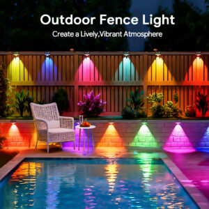 RGBCW Iridescent Fence Light Bluetooth Version Fence Light Wall Washer Fence Light Garden Light Waterproof Decorative Light