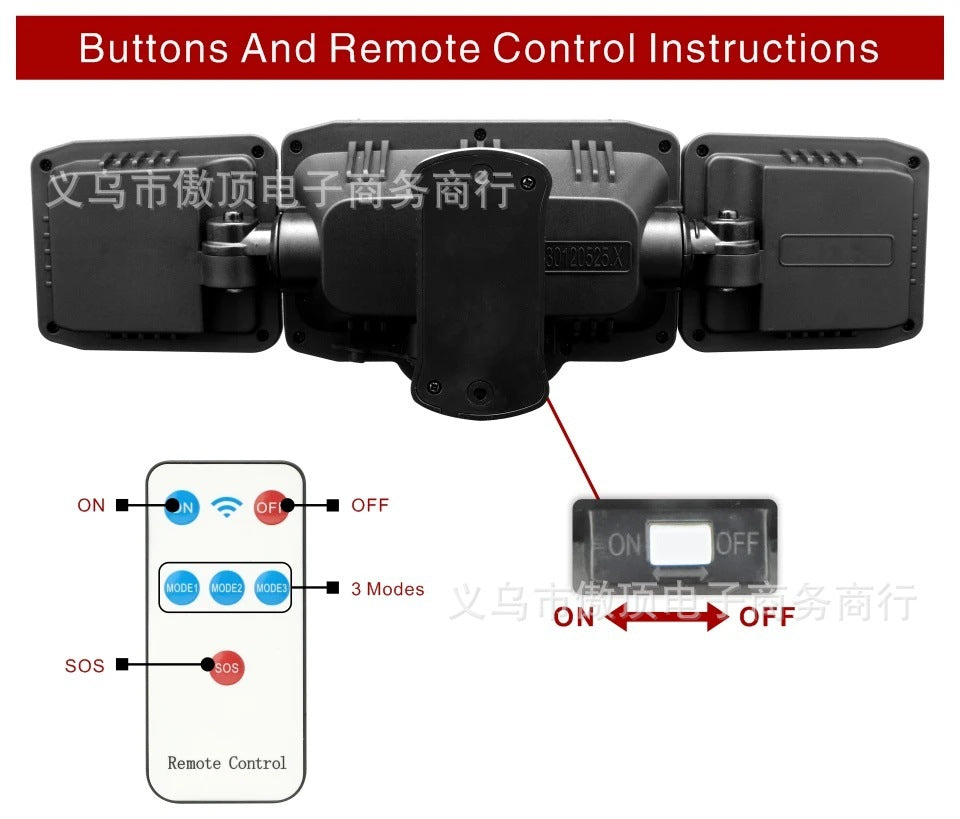 Solar Light Outdoor Waterproof Wall Light LED Split Sensor Light Motion Sensor Light Courtyard Light Garden Lamp - 图片 27