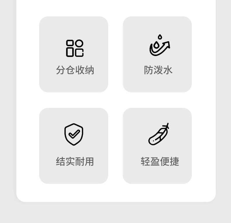 OZUKO Men's Waist Bag Waterproof High-End Crossbody Bag Chest Bag Tactical Trendy Portable Functional Travel Bag - 图片 9