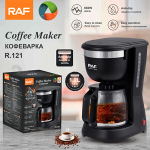 European Standard Coffee Machine for Home Use, Fully Automatic Drip Coffee Maker, Drip Filter, Insulated American Tea Maker, Office Tea Brewing Machine