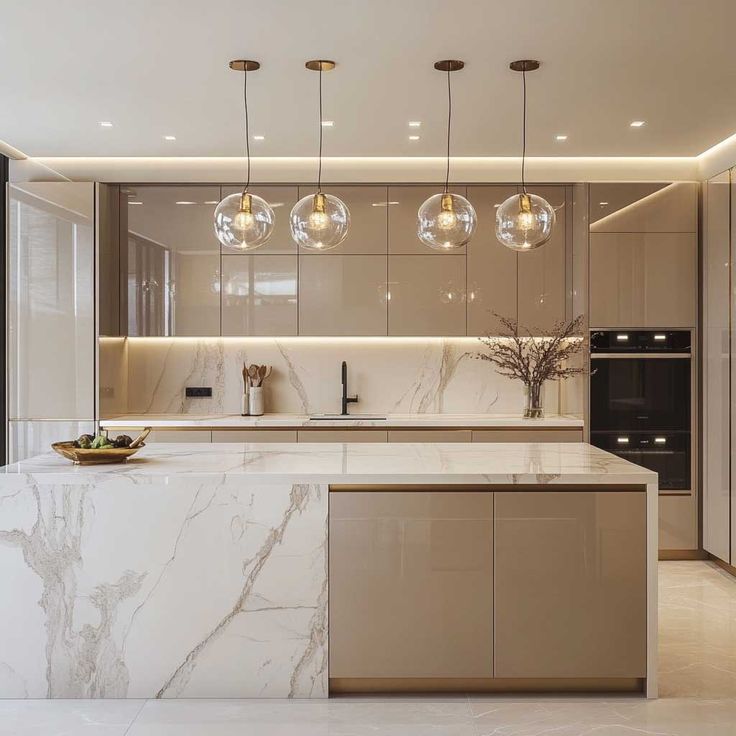 Modern Kitchen Custom Made Cabinet Exquisite Lacquer Kitchen Cabinet - 图片 3