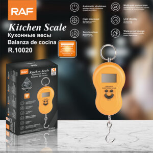 RA  Stainless Steel Kitchen Scale Household High-Precision Multi-Unit Conversion Tare Function Waterproof with Handheld Electronic