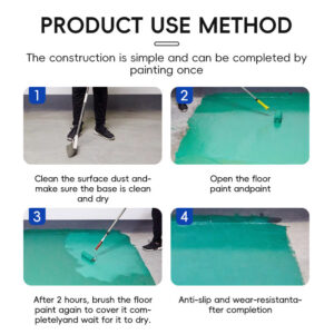 Home Floor Paint Three-in-One Epoxy Floor Paint Cement Floor Water-Based High Solid Wear-Resistant Resin Southeast Asia Environmental Protection