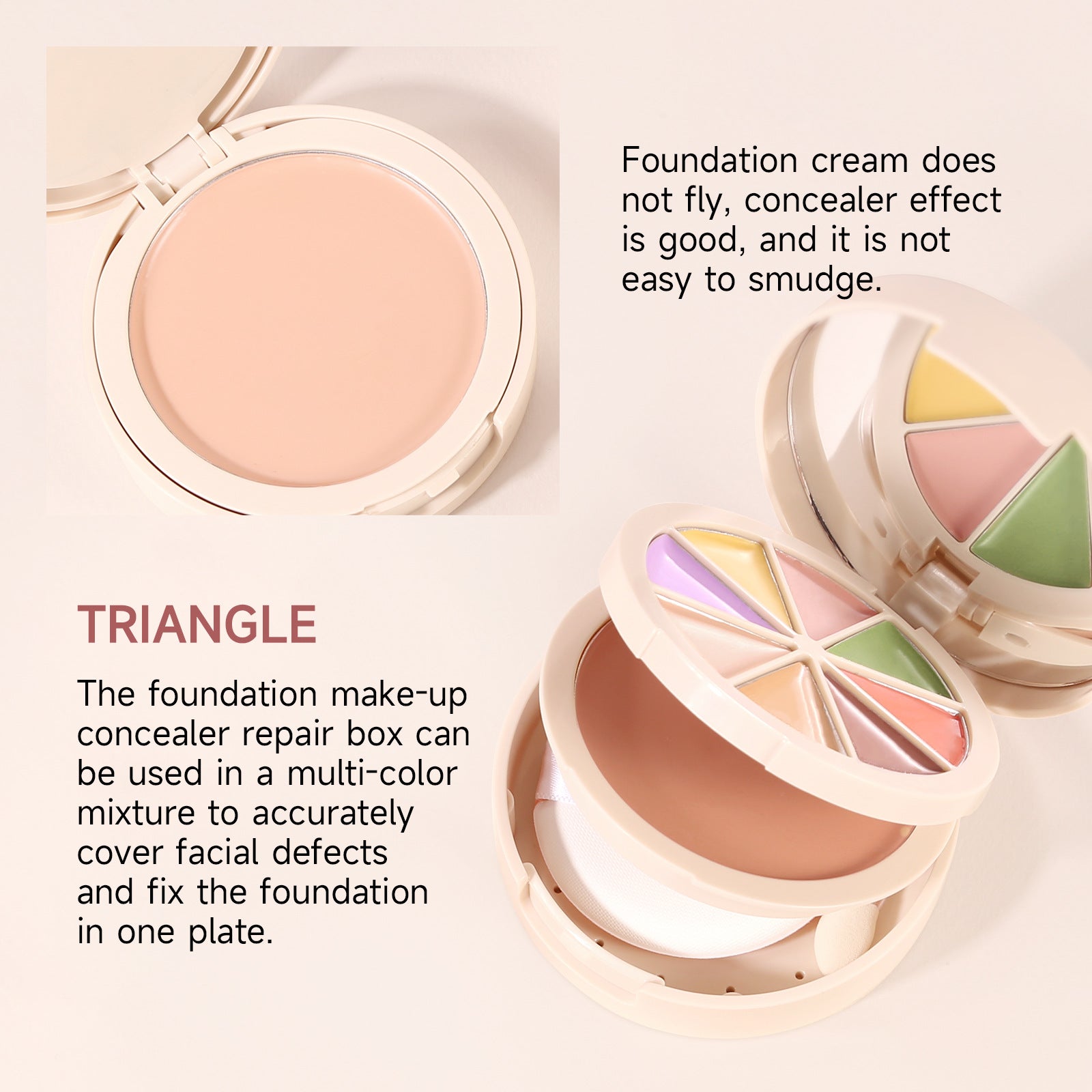 Exclusive Supply sheloves Concealer Cover Acne Marks, Spots, Dark Circles, Contouring Foundation Cream Concealer Palette - 图片 17
