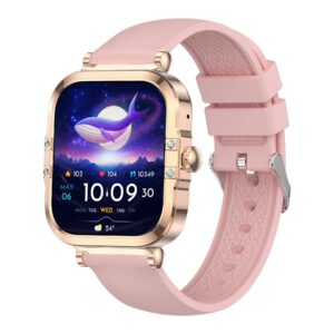 Smart Watch HK82Square AMOLED Screen Lady NFC Reminder sleep monitoring waterproof smart wearable