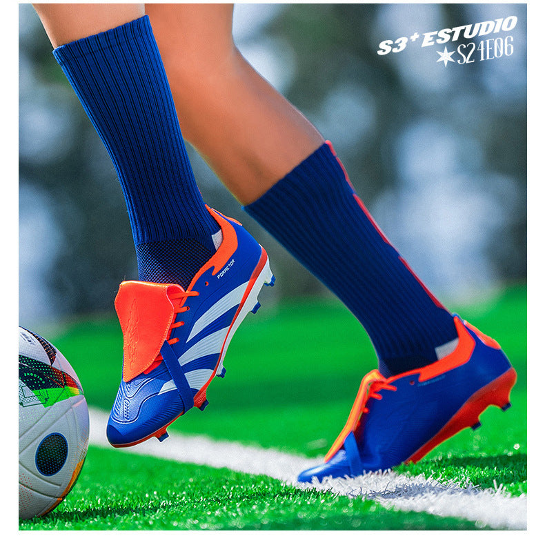 World Cup Football Shoes Men's New Style Grassland Competition AG Spike TF Broken Nails Adult Youth Student Sports Training - 图片 35