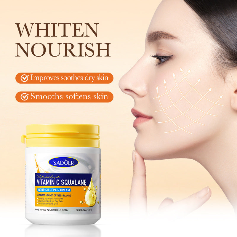 Repair cream170g SADOER Vaseline Vitamin C Hydrating and Moisturizing Face Cream Cross-Border Wholesale - 图片 3