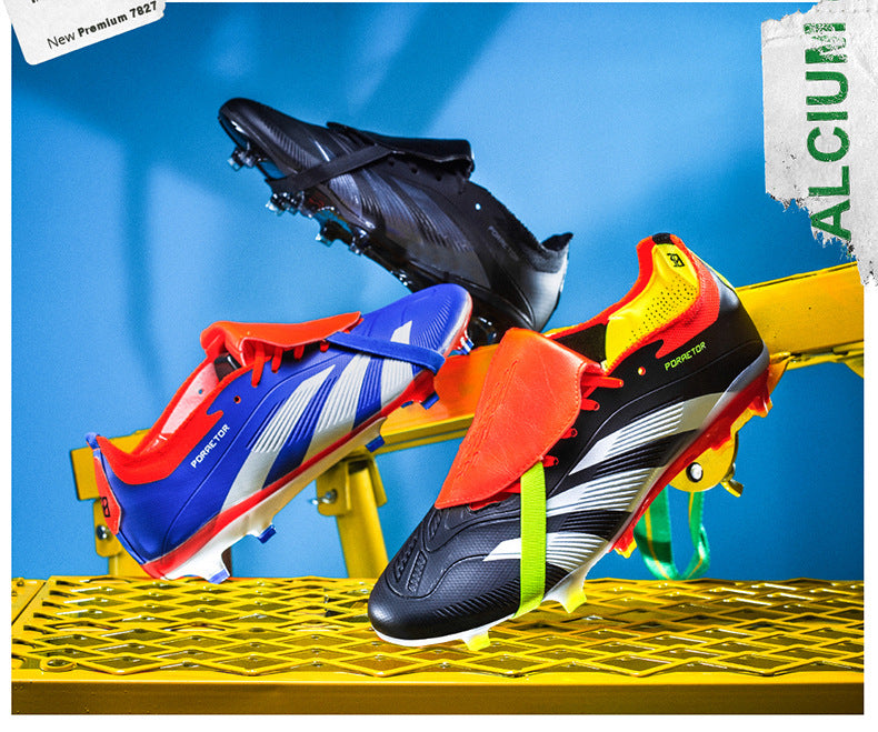 World Cup Football Shoes Men's New Style Grassland Competition AG Spike TF Broken Nails Adult Youth Student Sports Training - 图片 21