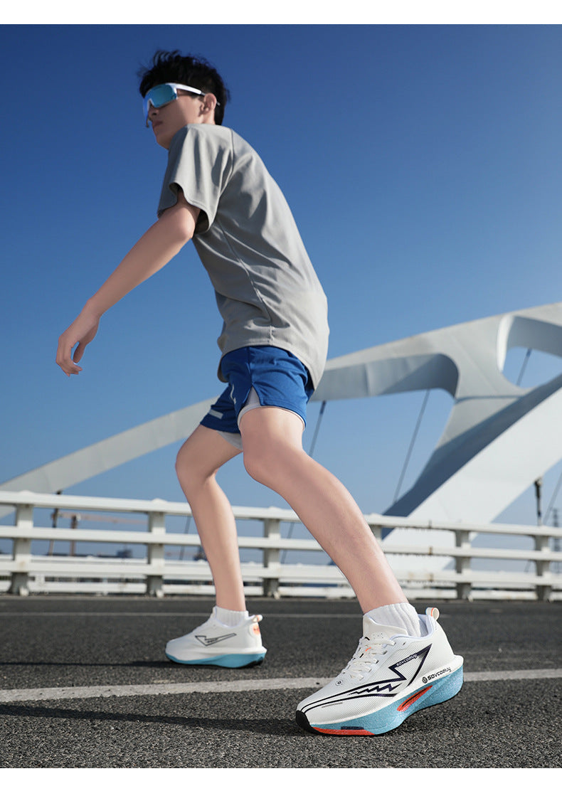 2025New Professional Running Shoes Sports Shoes Breathable Versatile Trendy Men Couples Youth Campus Casual Racing Training Shoes - 图片 27