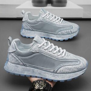 Men's Shoes Summer New Breathable Mesh Versatile Dad Casual Sneakers Height-Increasing Thick-Soled Vintage Dirty Shoes CH0003