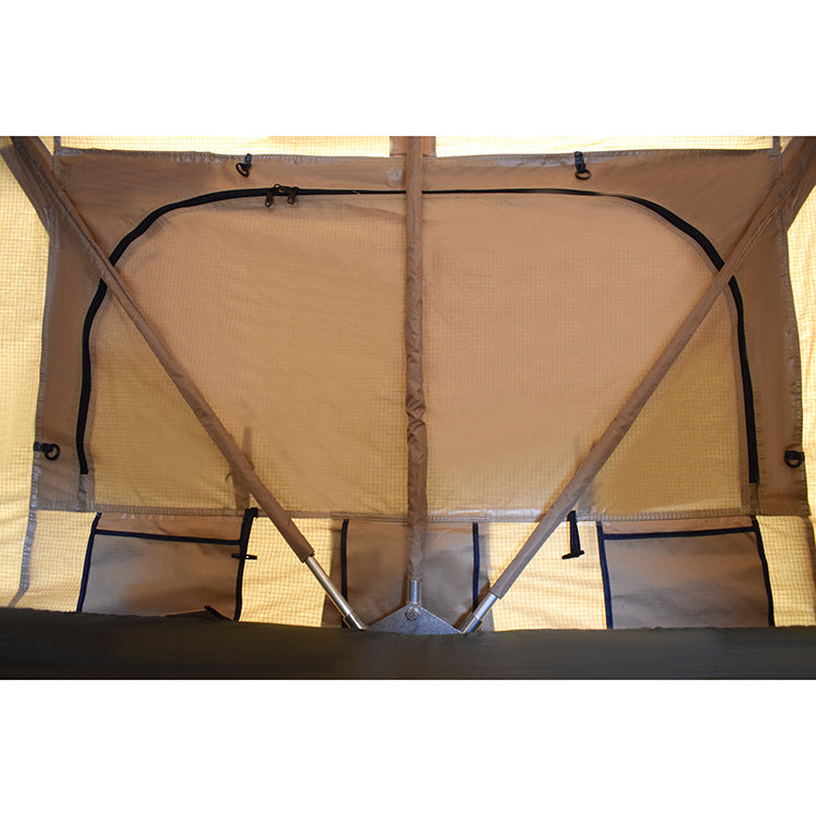 Outdoor Self-Driving Tour Soft Top Car Roof Tent Fully Automatic Quick Open SUV Aluminum Alloy Folding Tent - 图片 26