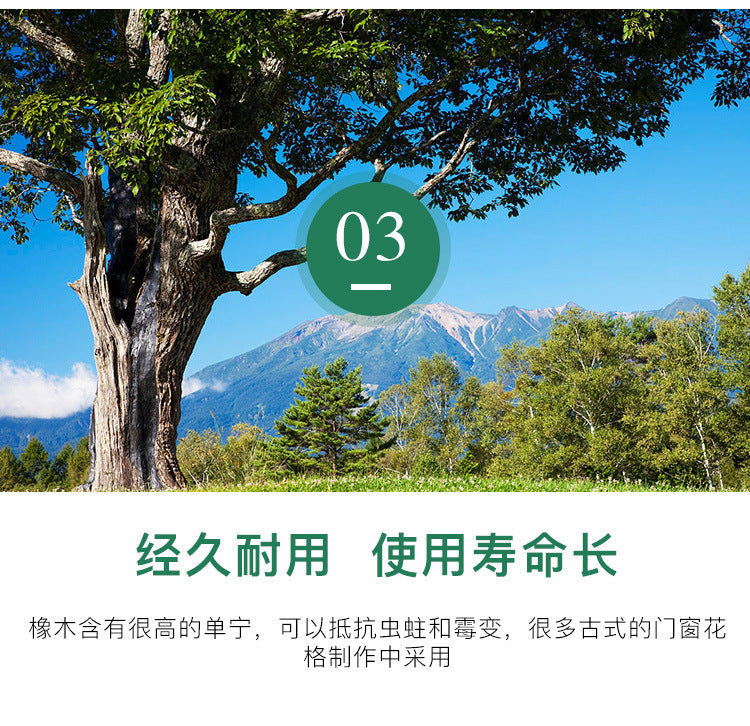 In-stock Solid Oak Flooring from Source Scar Modification Hand Scratch Pattern Original Wood Floor Solid Wood with Dragon Bone Design - 图片 18