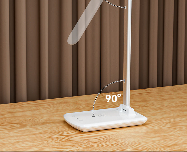 Study-Specific Eye Protection Desk Lamp with Smart Wireless Charging and Foldable Night Light for Dormitory LED Student Reading Gift Lamp - 图片 22