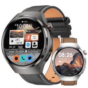 DK56Smart Watch1.52inch Bluetooth Call True Heart Rate Pedometer Sleep Monitoring Hidden Earphones Sports