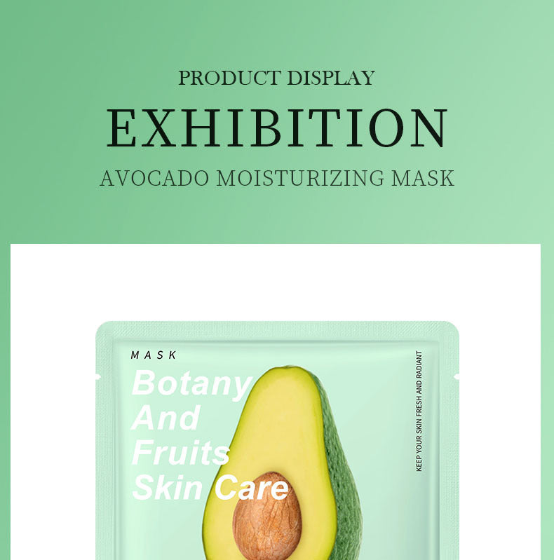 Fruit Mask SADOER Avocado Rose Hydrating Moisturizing Tablets Cross-border Foreign Trade Skincare Wholesale - 图片 34