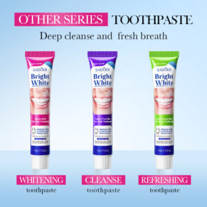 Sakura Mint Whitening Toothpaste SADOER Teeth Cleaning Oral Toothpaste Cross-Border Wholesale