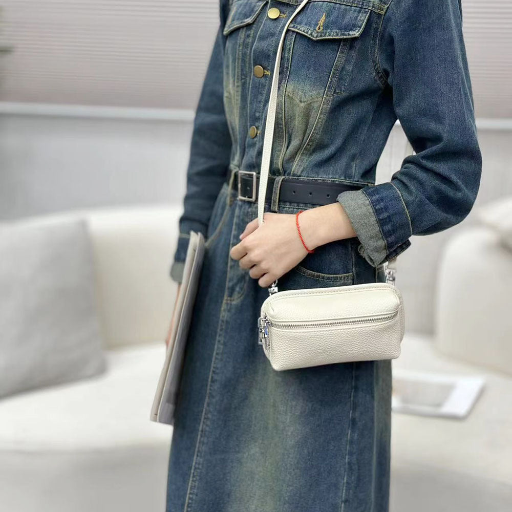 Compact and Exquisite Phone Bag for Women2025New Lightweight Simple Chest Bag Fashionable Portable Mini Crossbody Bag Small Bag - 图片 23
