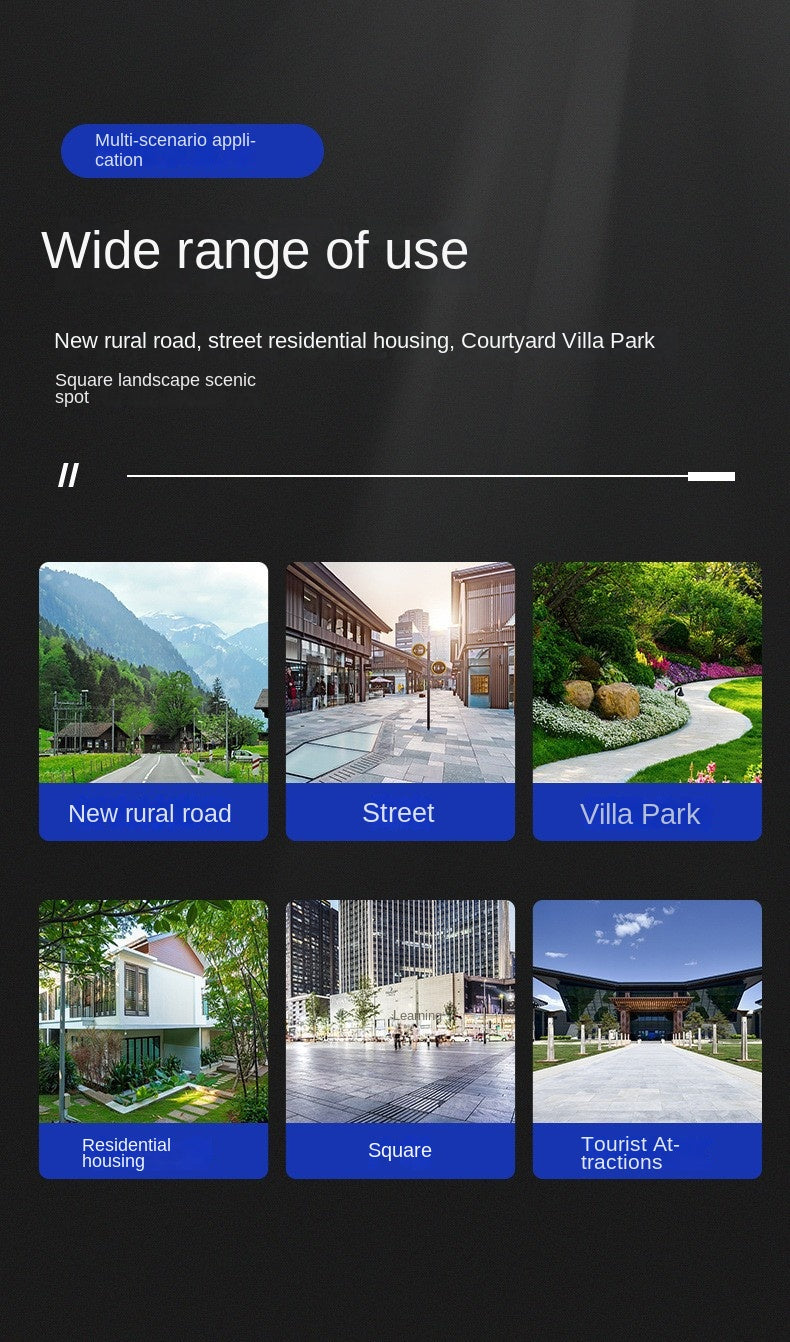 Solar Street Light Outdoor Rainproof Garden Light High Brightness Intelligent Human Body Sensor Factory Road LED Street Light - 图片 31