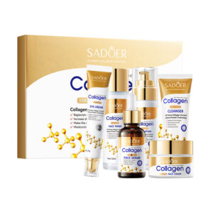 Collagen Firming Skincare6Set SADOER Moisturizing and Hydrating Set Box  Wholesale