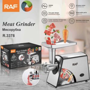 【Exclusive for 】Commercial Electric Meat Grinder Chicken Bone Grinder Meat Mincer Sausage Stuffer Meat Mixer