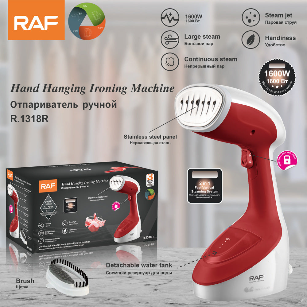 RAF EU Standard Handheld Electric Iron Steam Small Household Garment Steamer Mini Ironing Machine Garment Steamer Iron - 图片 18