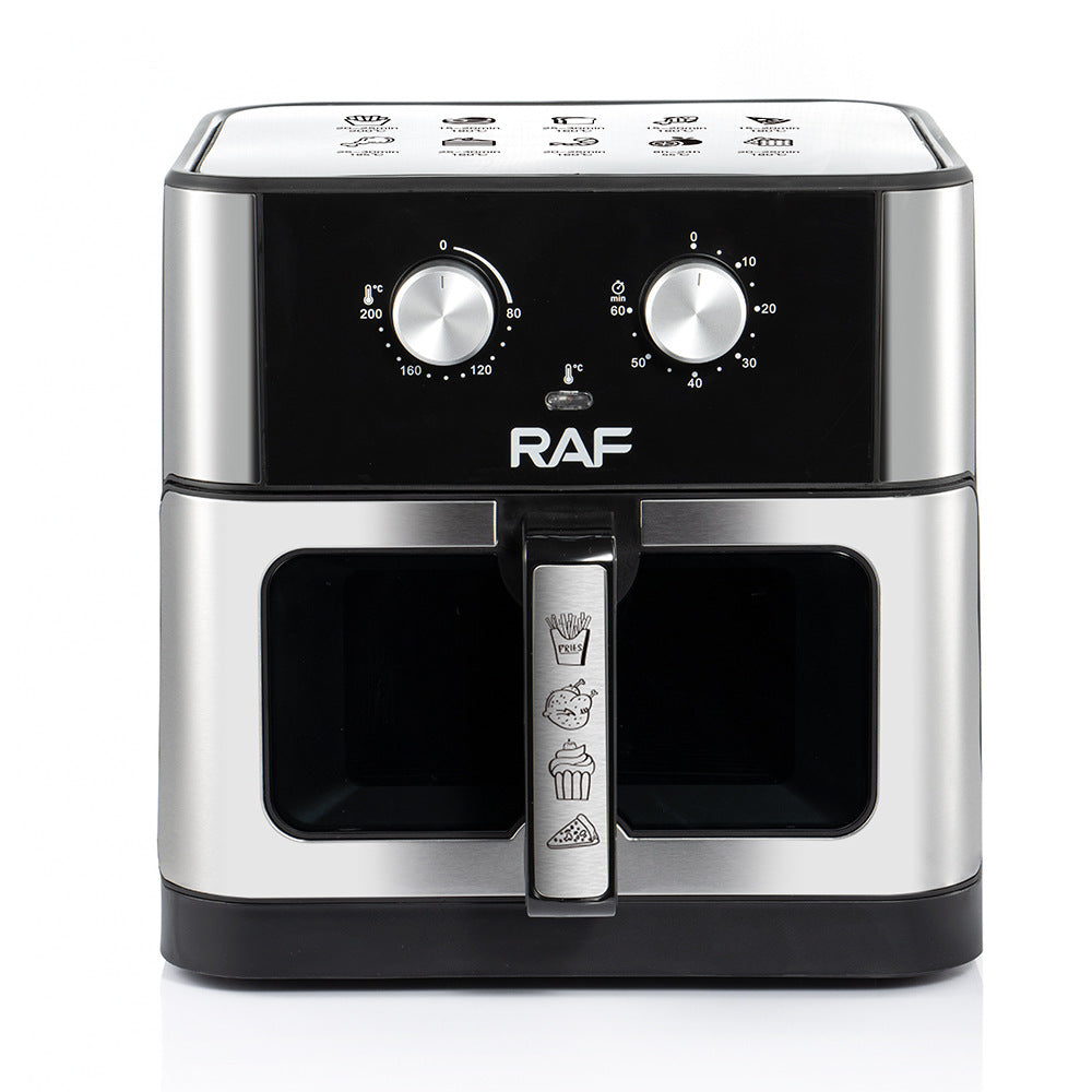 RAF European Standard Household Oil-Free Large Capacity Air Fryer Multi-Functional Smart Oven French Fry Fryer10L - 图片 19