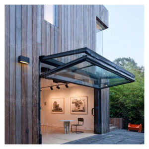 Modern Design Folding Windows Aluminum Sliding Windproof Aluminum Bi Fold Window Home/Project Use Tempered Glass Window