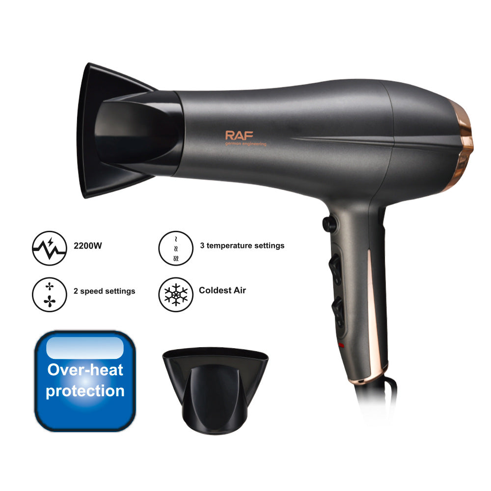 Hair Dryer2200W Hot and Cold Air Hair Dryer High Power Household Hotel Hair Dryer Hair Salon Hair Dryer - 图片 13
