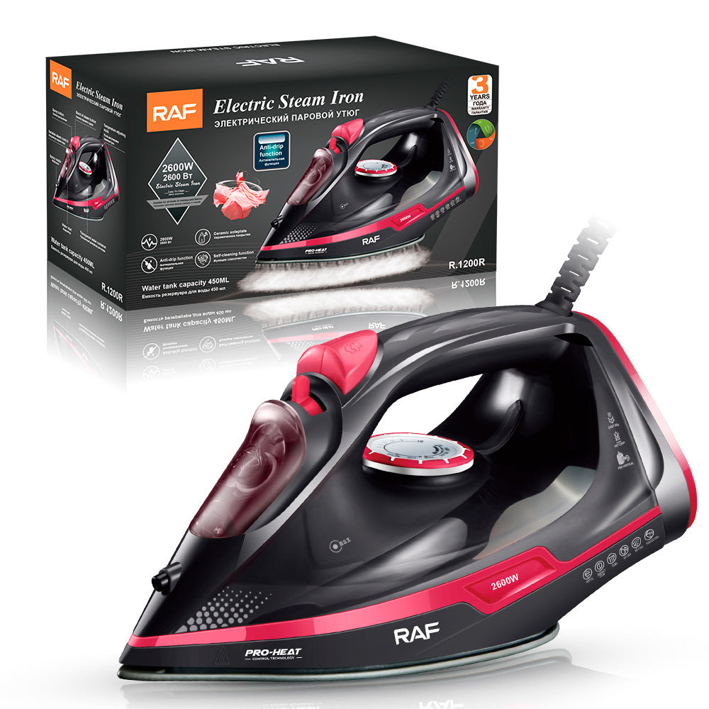 RAF European Standard Household Steam Electric Iron2600W Handheld Small Portable Clothes Ironing Machine - 图片 18