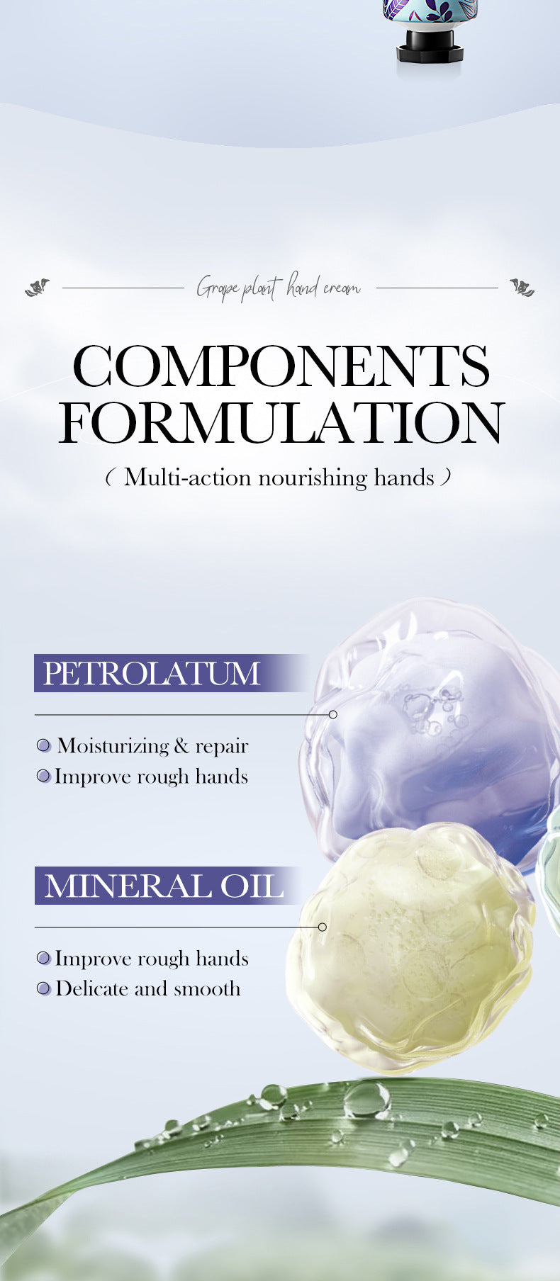 Grape Moisturizing Hand Cream SADOER Autumn and winter anti-chapped moisturizing hand cream cross-border foreign trade wholesale - 图片 11