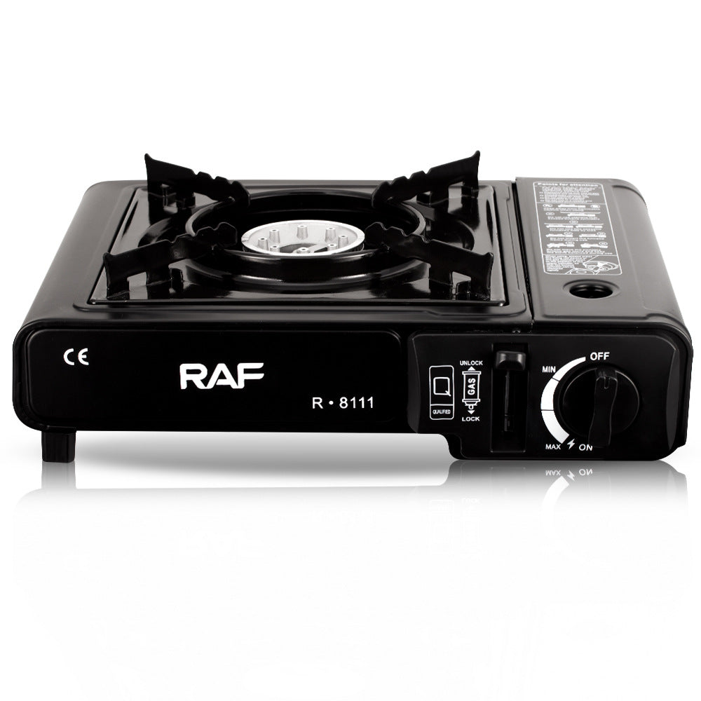 RAF Gas Stove Single Burner Household Liquefied Gas Tabletop Flameout Protection Glass Rotating High Heat Natural Gas R.8111 - 图片 15